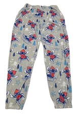 Disney Lilo And Stitch Kids Soft Stitch Print Pajama Pants Size Medium 8/10 EUC