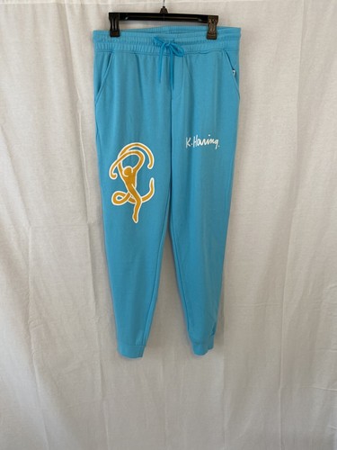 KEITH HARING NWT MENS AQUA SUPER SOFT 