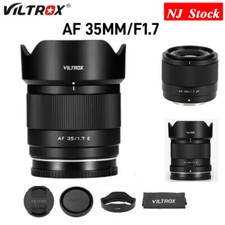 US Viltrox Auto Focus 35mm F1.7 Portrait Lens Fr Fujifilm X Sony E Nikon Z Mount