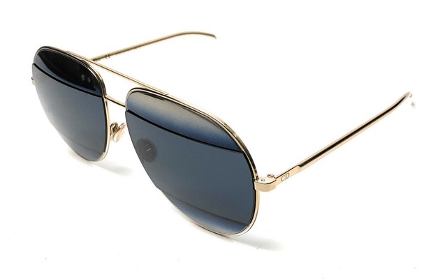 dior split 59mm metal aviator sunglasses