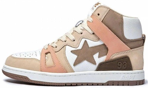 A Bathing Ape Bape SK8 Sta Beige (2022) *pre-owned* (SIZE 5 Mens