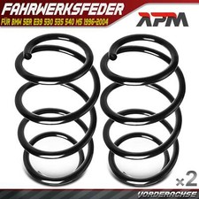 2x Federn Fahrwerksfeder Vorderachse für BMW 5er E39 530 535 540 M5 1996-2004