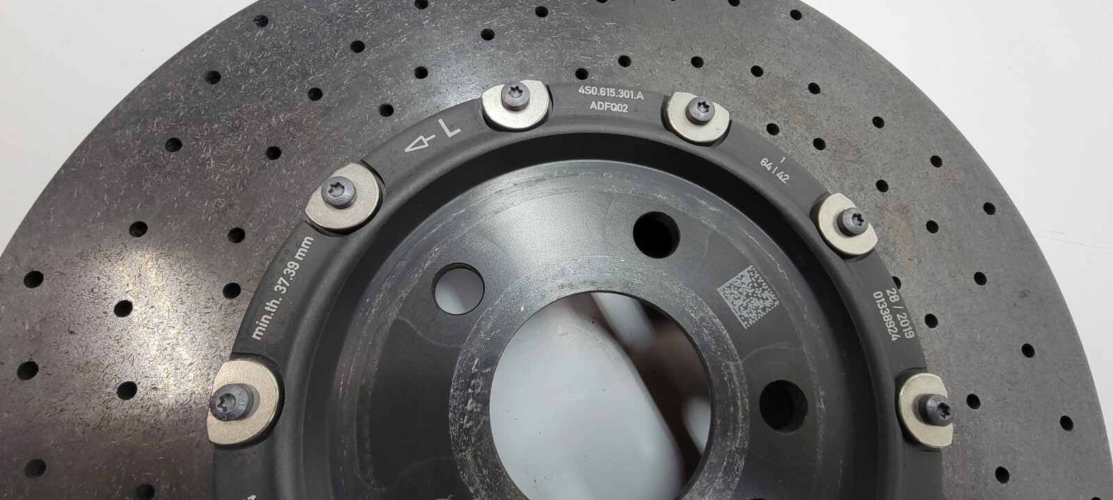 LAMBORGHINI HURACAN LP610 PERFORMANTE EVO FRONT LEFT CERAMIC DISC OEM 4S0615301A