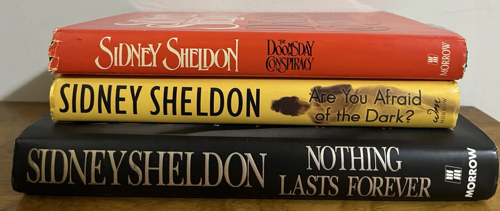 Sidney Sheldon 3 Book Lot Hardcover Doomsday Conspiracy Are You Afraid