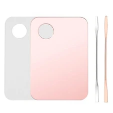 Mcduyant 4 Pcs Makeup Mixing Tray Makeup Palette with Makeup Spatula Makeup M...