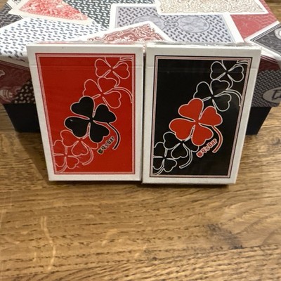 2 Decks - 1 Black - 1 Red Toto's Bar Playing cards - New In Cello - USPCC