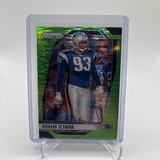 2024 Panini Prizm #202 Richard Seymour Neon Green Pulsar New England Patriots