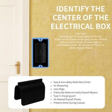 T- 5Pcs Electrical Outlet Marker For Drywall Installation Wire Protection