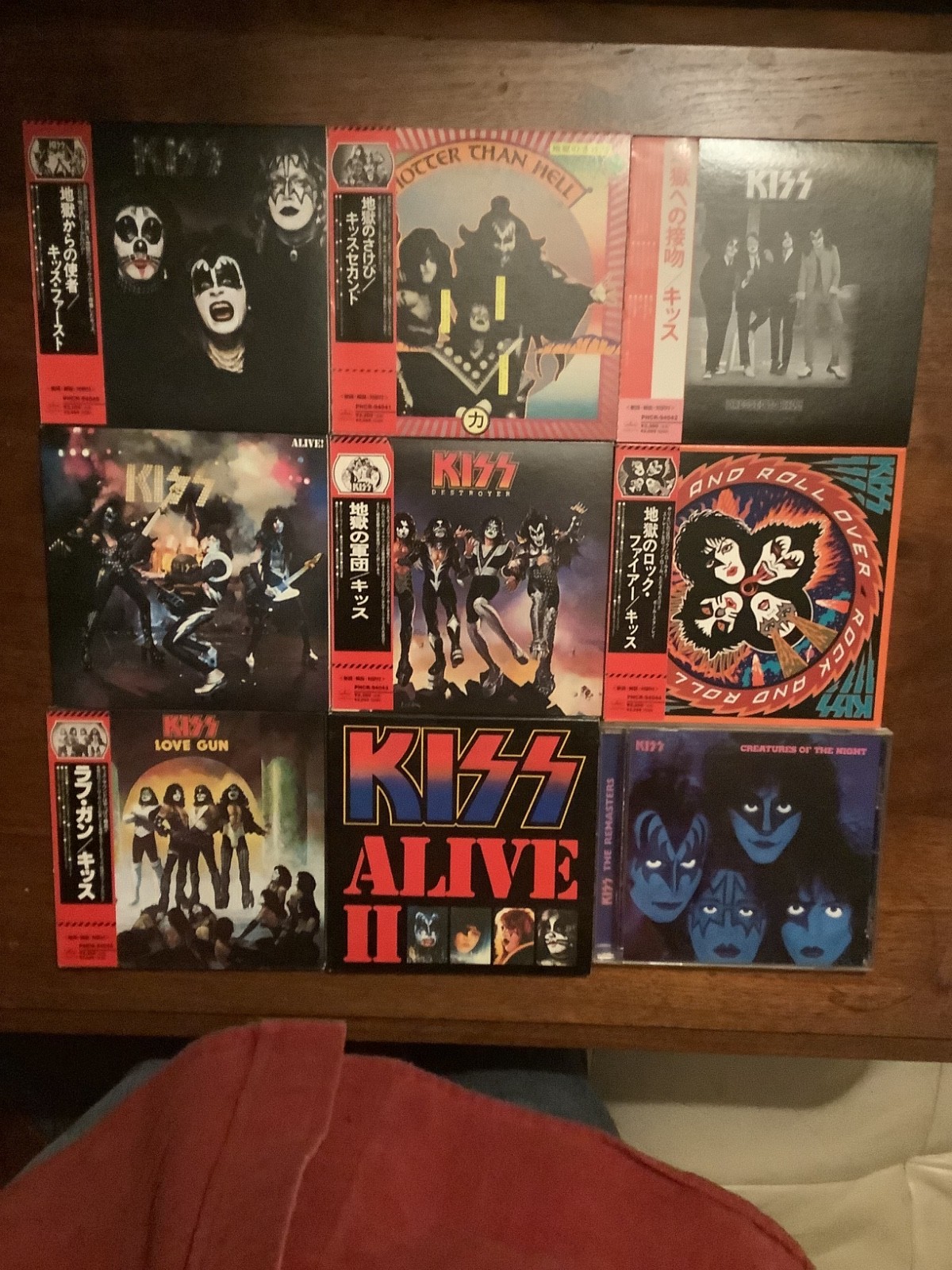 KISS CD Lot Classic albums 1974-1978 Japan (1998) like new