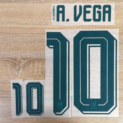 Vega 2026 Mexico Player Size Nameset Name Number ID Print