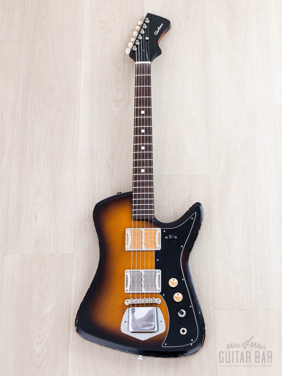 1960s Airline Bighorn Vintage Guitar, Ronin-Modded w/ Foilbuckers