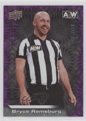 2022 AEW All Elite Wrestling Crew Purple Pyro /199 Bryce Remsburg Rookie RC 12g7