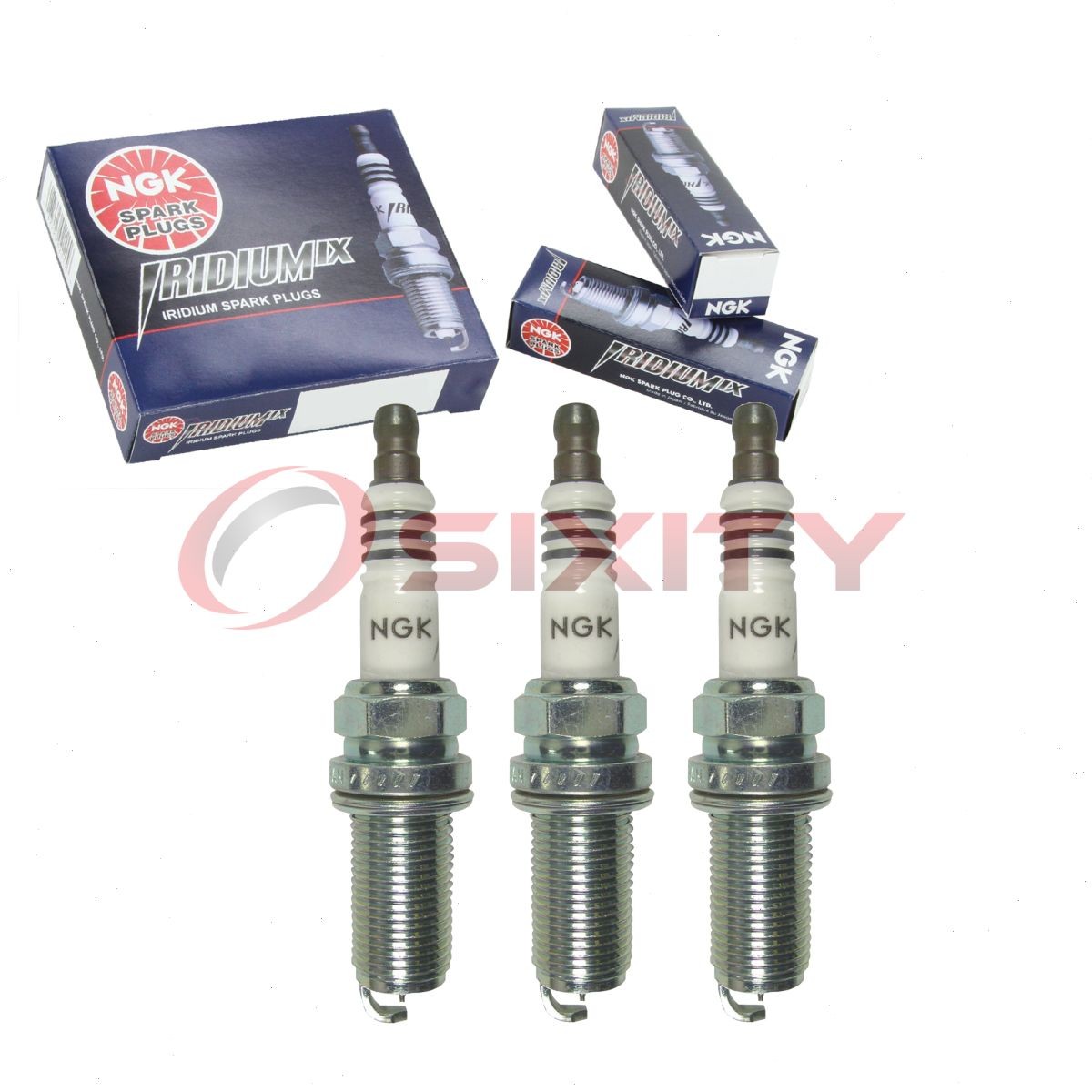 3 pc NGK Iridium IX Spark Plugs for 2014-2018 Mitsubishi Mirage 1.2L L3 kz