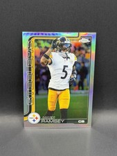 2025 Topps Chrome Jalen Ramsey REFRACTOR SILVER #191 Pittsburgh Steelers SP