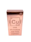 1 KILO COPPER BAR .999 FINE MIRROR SURFACE TITAN RESERVES BULLION