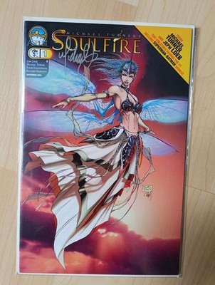 SOULFIRE #1B Alternate Cover Variant SIGNED BY MICHAEL TURNER JayCompany COA