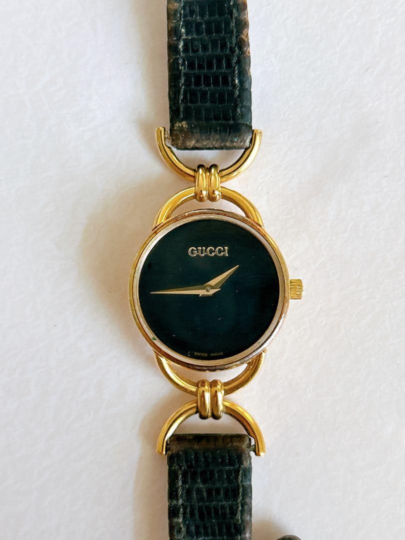 Gucci 6000.2.L Quartz Women's Watch Ivory Dial Analog Swiss