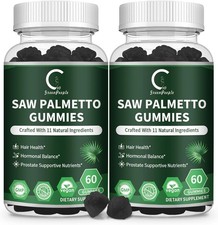 Saw Palmetto Extract, DHT Blocker for Hair Growth, Hormonal Balance Gummies