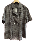 Womens Oh Hey Girl Black/White Shirt Pit to Pit 22.5" SW189