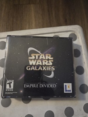 Star Wars Galaxies : An Empire Divided w/ Case (PC, 2003, 3-Disc) 