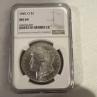 1885-O Morgan Silver Dollar * NGC Graded MS64