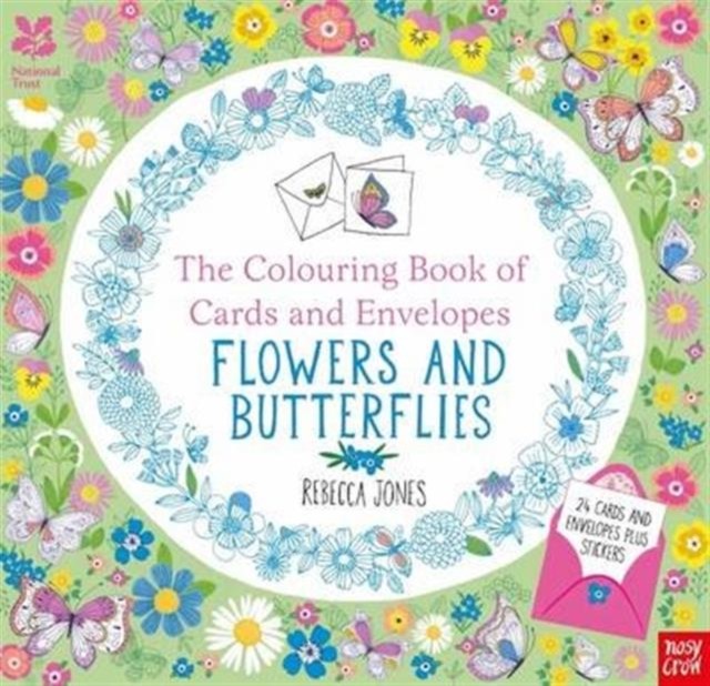 National Trust: The Colouring Book of Cards and Envelopes - Flowers and