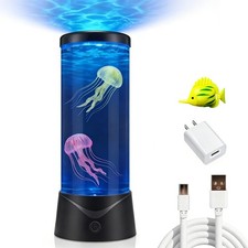 Jellyfish Lamp 7 Colors Changing LED Night Light Remote Tank Home Decor