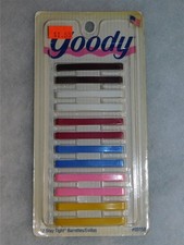 RETRO GOODY STAY TIGHT BARRETTES ORIGINAL PACKAGE 03158 ASSORTED COLOR 2" 1