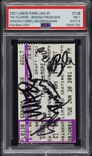 Signed Linkin Park Ticket Jan30 2001 Fillmore Chester Bennington PSA DNA NM7