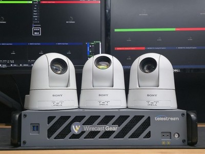 Wirecast Gear 420 + 3x Sony PTZ Camera - Live Streaming Kit  Vmix Sdi Blackmagic
