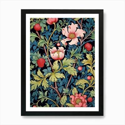 William Morris Tapete 68 Art Pri gerahmtes Wandbild Poster Leinwanddruck Bild