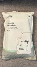 Motif Medical Breast Milk Storage Bags 8oz Single Use Bags 100 count BPA-Free