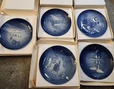 Bing & Grondahl B&G Set Of 5 Christmas Copenh...