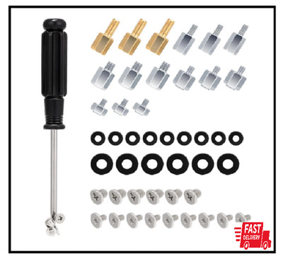 46 PCS M.2 NVMe SSD Mounting Screws Kit for Asus Gigabyte ASRock MSI Dell