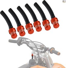 Gas Cap Vent Hose 6PCS Fuel Tank Tube Breather for 65 85 125 150 250 Orange
