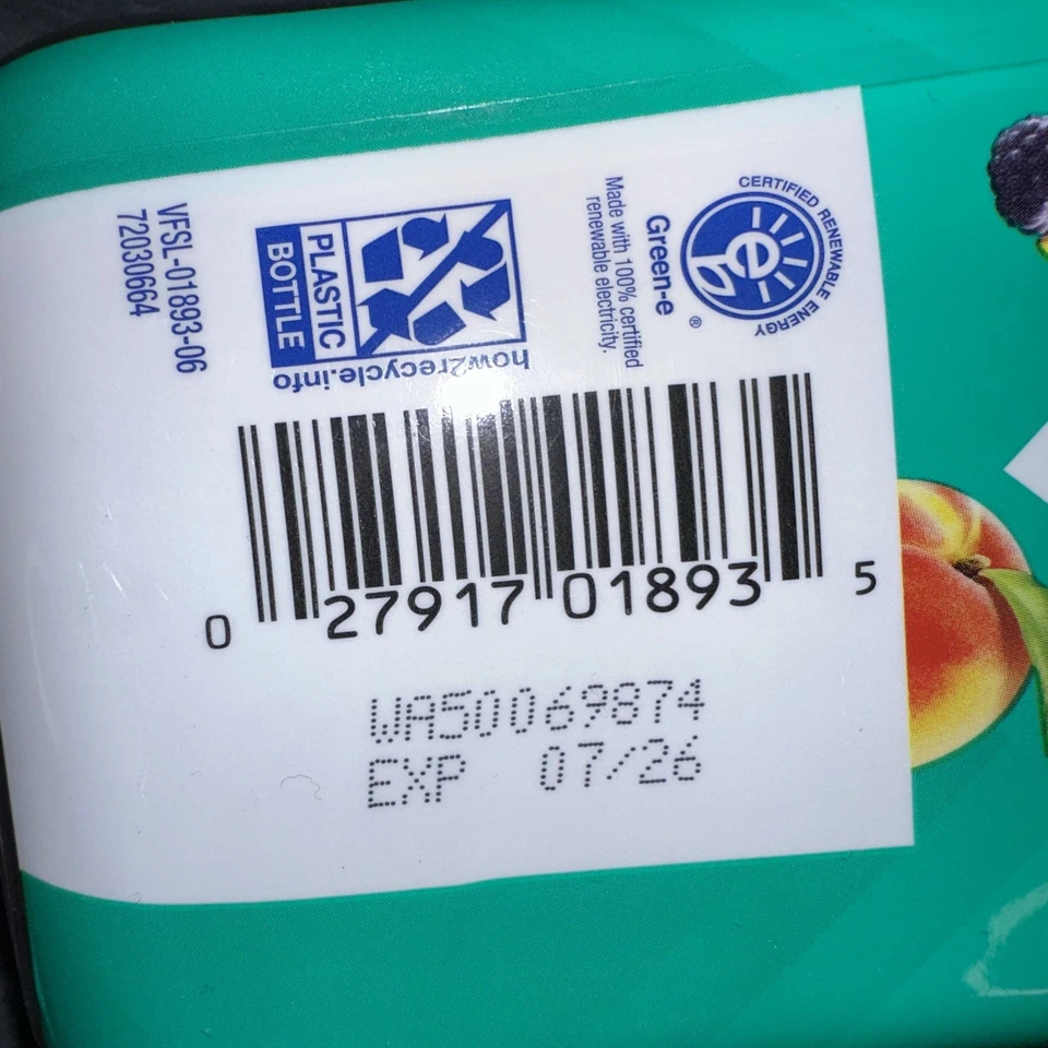 Suplemento de fibra Vitafusion fibra bem sem açúcar 90 gomas baga-pêssego 7/26 - Imagem 3 de 3
