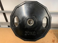Pro Fitness Olympic Rubber Weight Plates 1 x 20kg