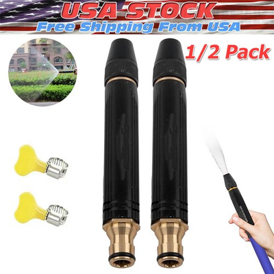 #ad Larnto High Pressure Hose Nozzle Water Gun for Car Wash Garden Pressure Booster $6.02