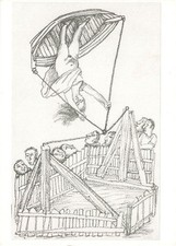 154343) DDR GSK Künstlerkarte Lothar Sell "Wundertäter I", SSt. 1987