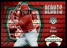 2021 Panini Mosaic Debuts Mosaic Green Alec Bohm Philadelphia Phillies #20