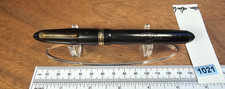 Mabie Todd Swan ENGLAND Fountain Pen 14 K #6 GIANT RARE NIB Black FREE SHIP 4661