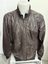 Conbipel Veste Pour Homme En Cuir Marron Tg56 AM333