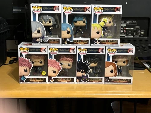 Jujutsu Kaisen Funko Pop Lot Yuji Nobara Megumi Mahito Funko Pops