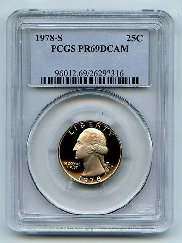 1978-S Washington Quarter Proof — photo from another recent sale