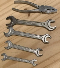 Vintage Mercedes Pliers And Open End Wrench Set