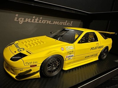 1/18 Ignition Model Mazda RX-7 FC3S RE Amemiya Yellow IG1518