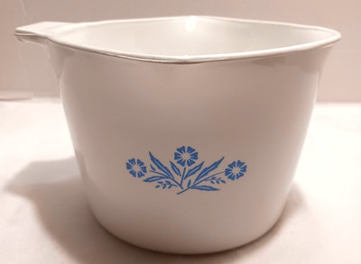 Corning Ware 1 Qt Mixing/Measuring Bowl P-55-B Cornflower Pattern