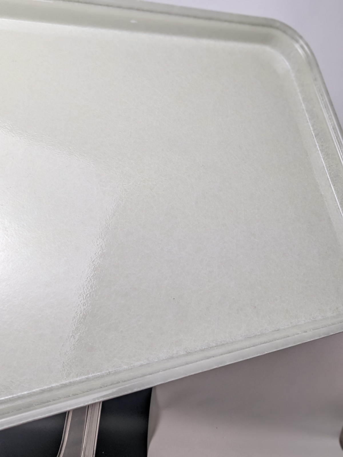 Cafeteria Tray Vintage cambro Camtray Fiberglass 18x13" Beige off white EUC