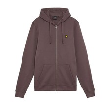 Lyle & Scott zip Through Hoodie Expresso Sweatshirt 2XL 3XL 4XL