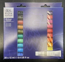 Winsor & Newton Artisan Water Mixable Oil Colour 20ct BRAND NEW SHIPPING